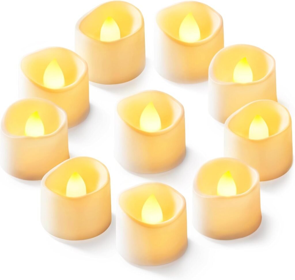 12-Pack Flameless LED Lights Candles Battery Operated, 200+Hour Fake Electric Candles