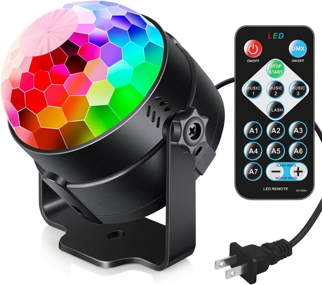 Party Sound Lights with Remote Control Disco Lights